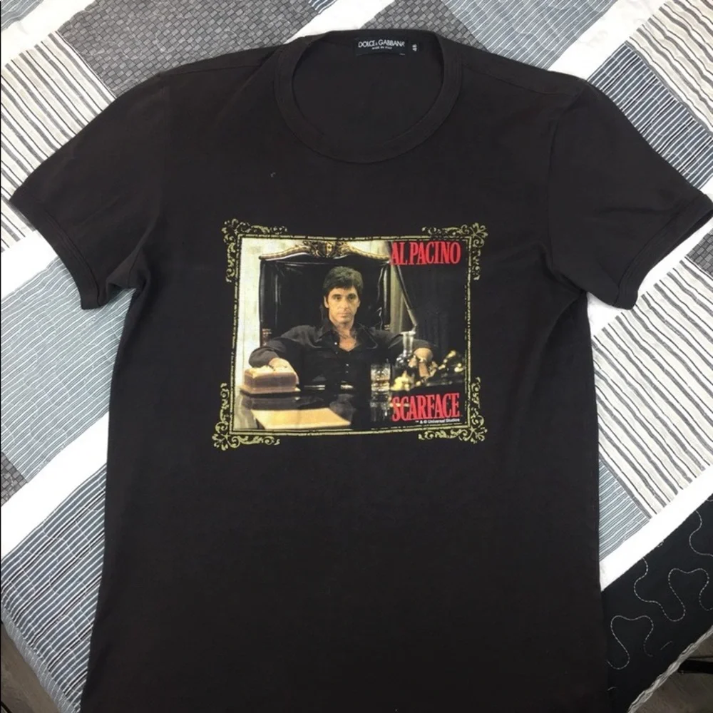 Dolce & Gabbana | Shirts | Dolce Gabbana X Scarface Tshirt | Poshmark